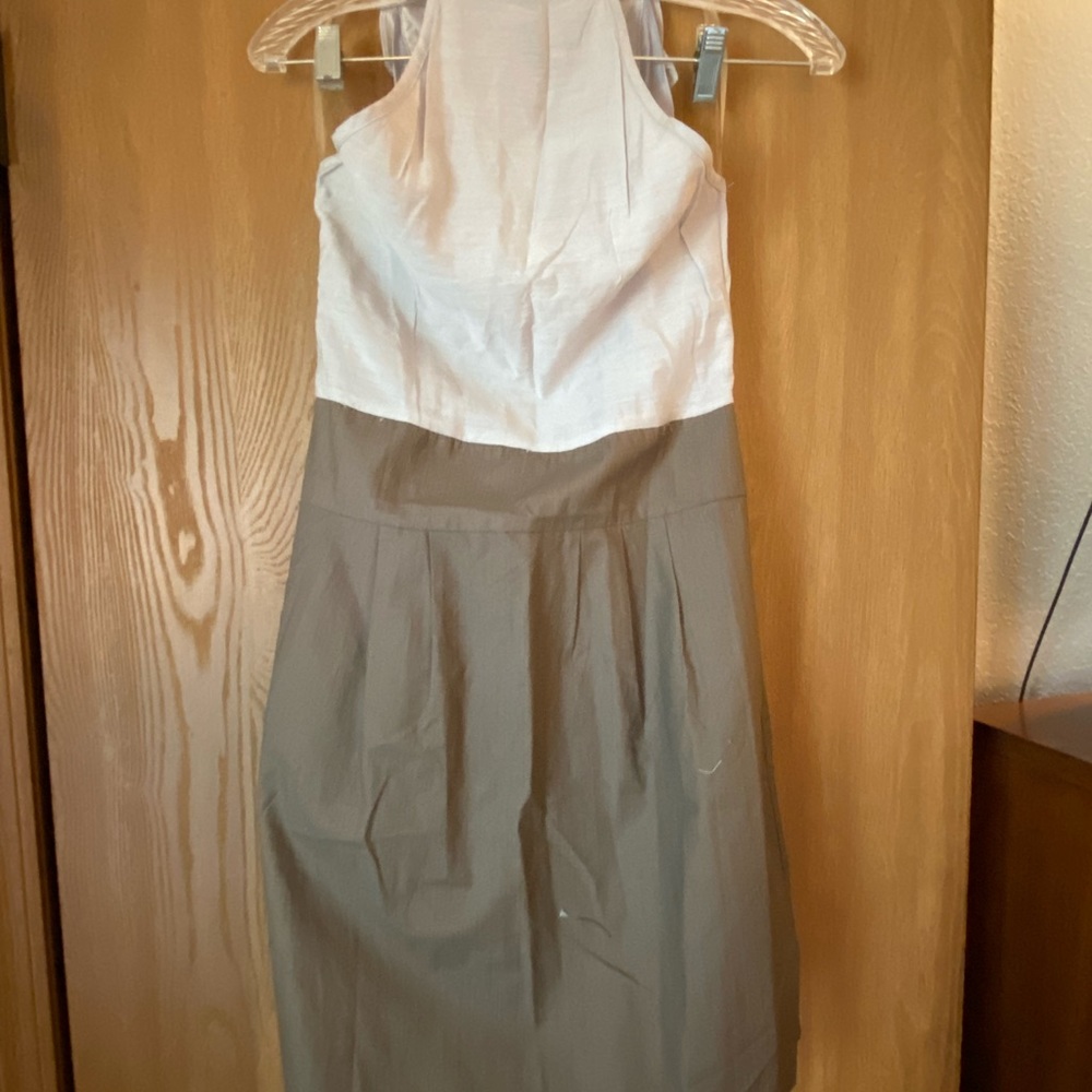 Two Tone Ruffle Dress Size M - Picture 2 of 4